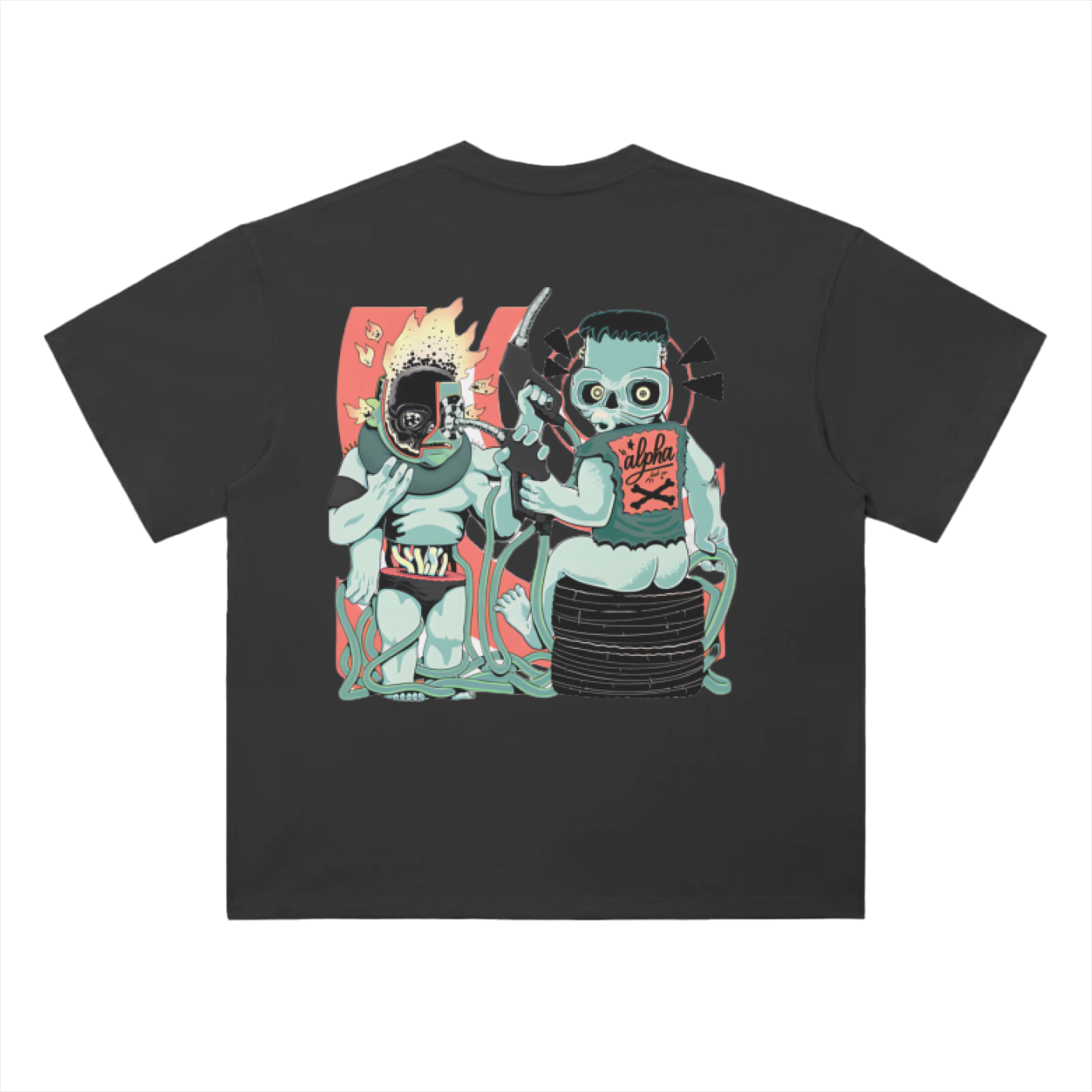 Alpha Zombie Gas Station Tee