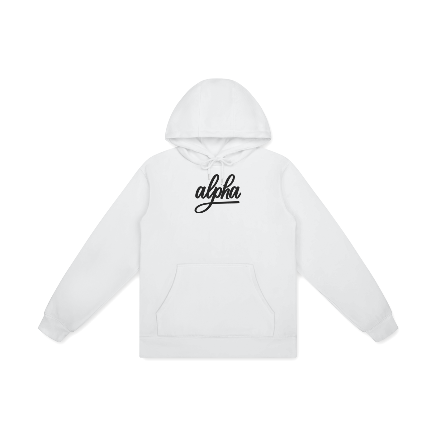 Alpha Simple 100% Cotton Hoodie