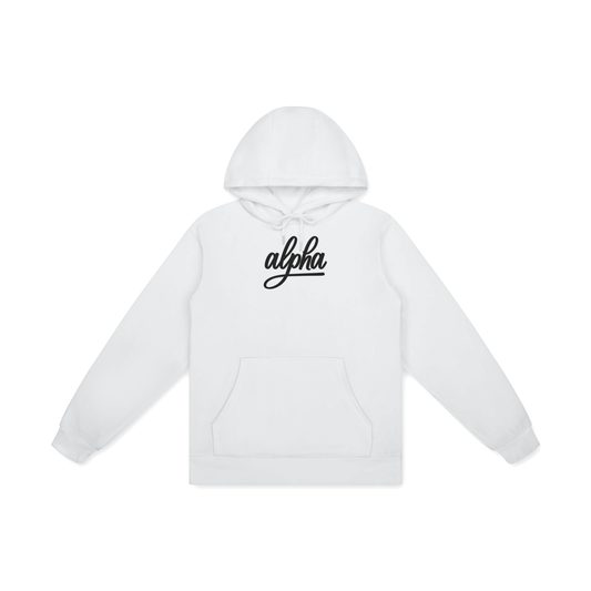 Alpha Simple 100% Cotton Hoodie