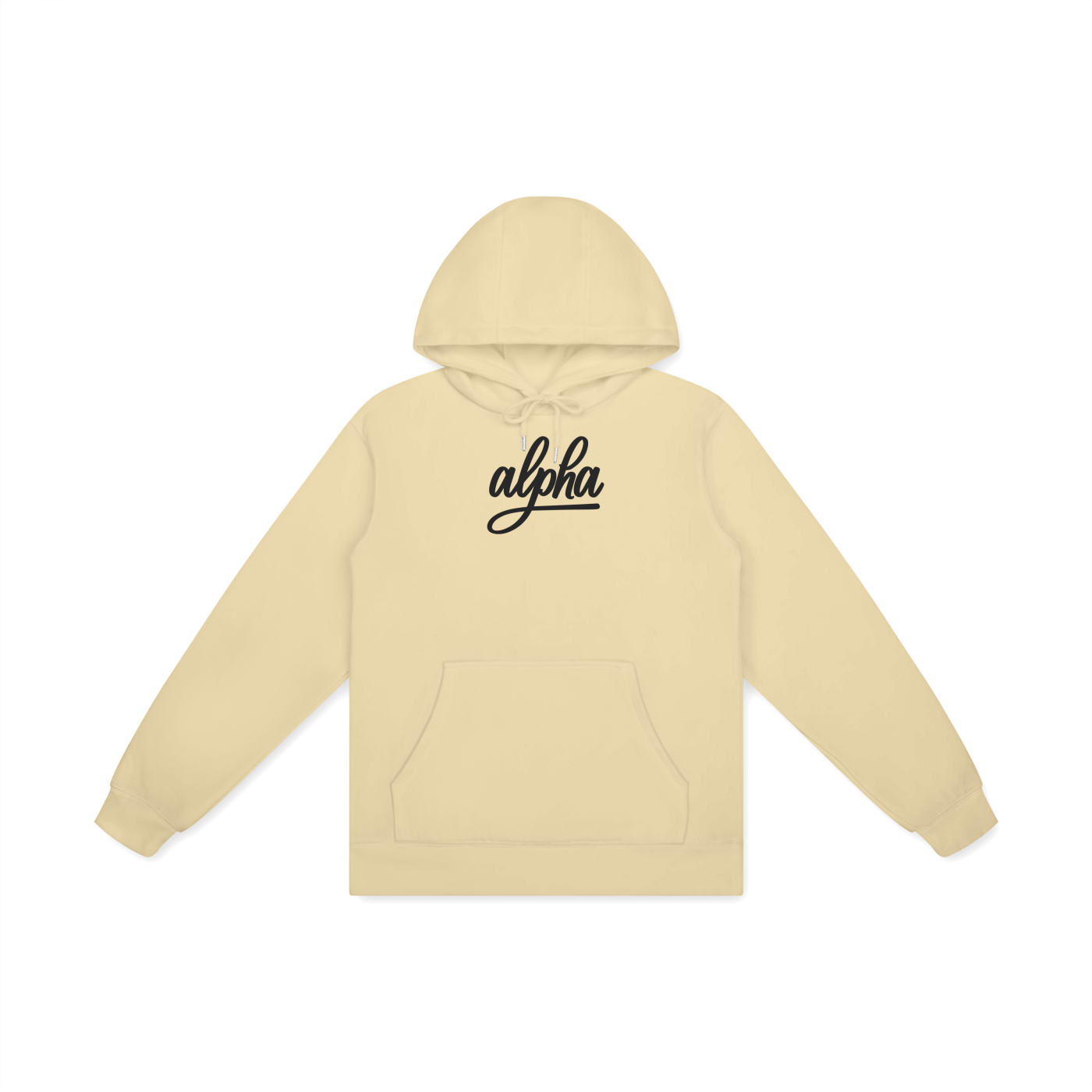 Alpha Simple 100% Cotton Hoodie