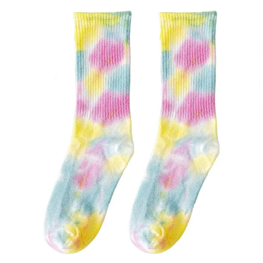 Alpha Cotton Tie-Die Socks